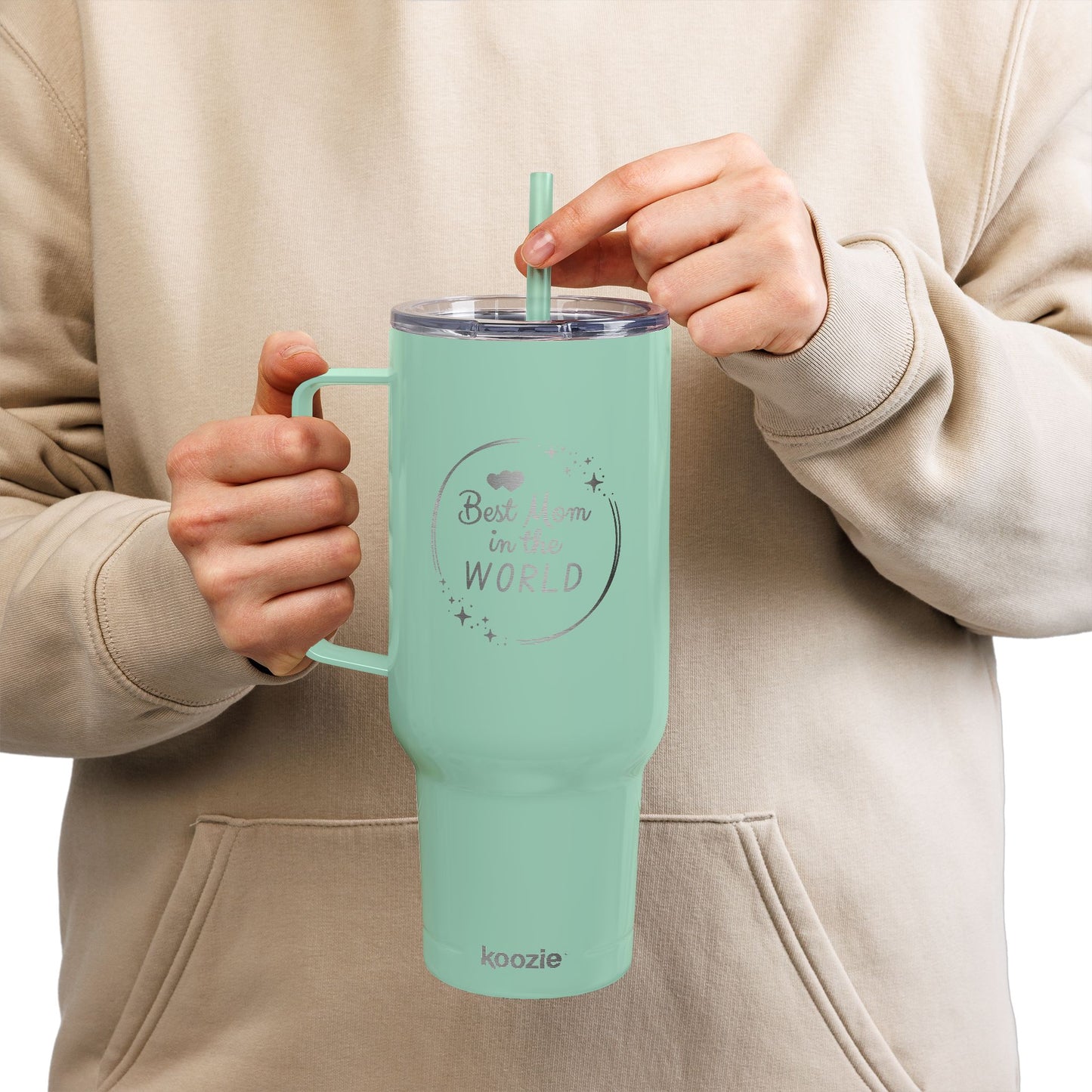 Best Mom in the World Tumbler, 40oz (Engraved)