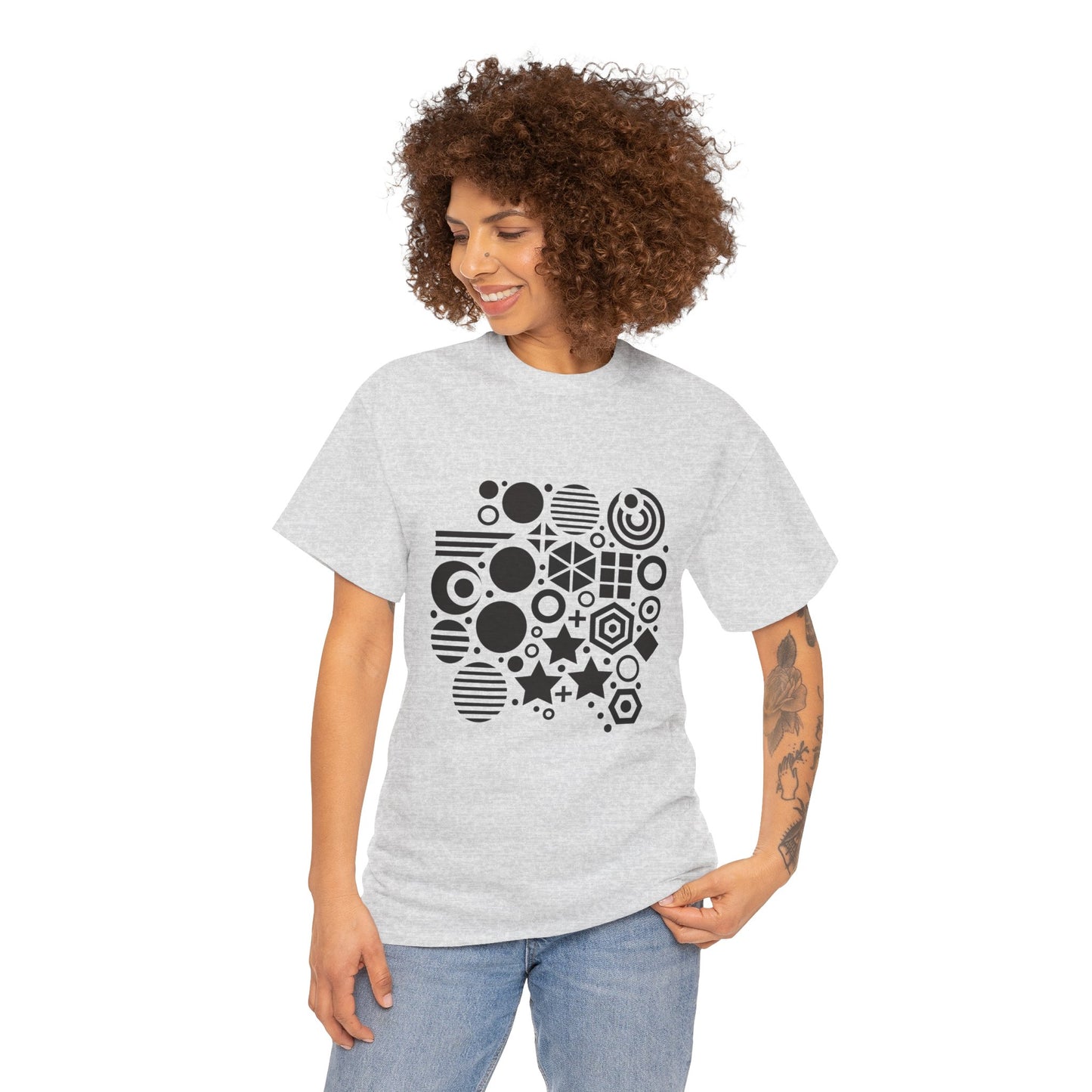 Geometry & Giggles High Contrast Tee