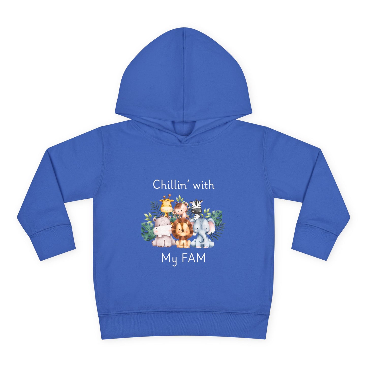 Chillin with My Fam Toddler Fleece Hoodie