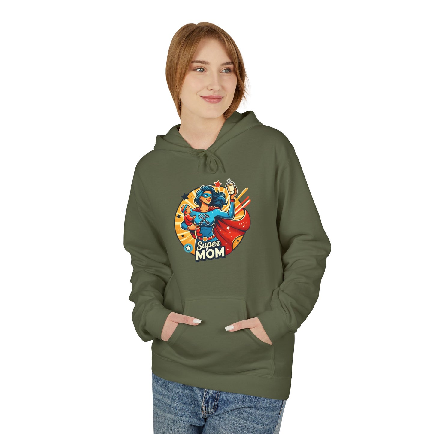 Mom of Steel Fleece Hoodie