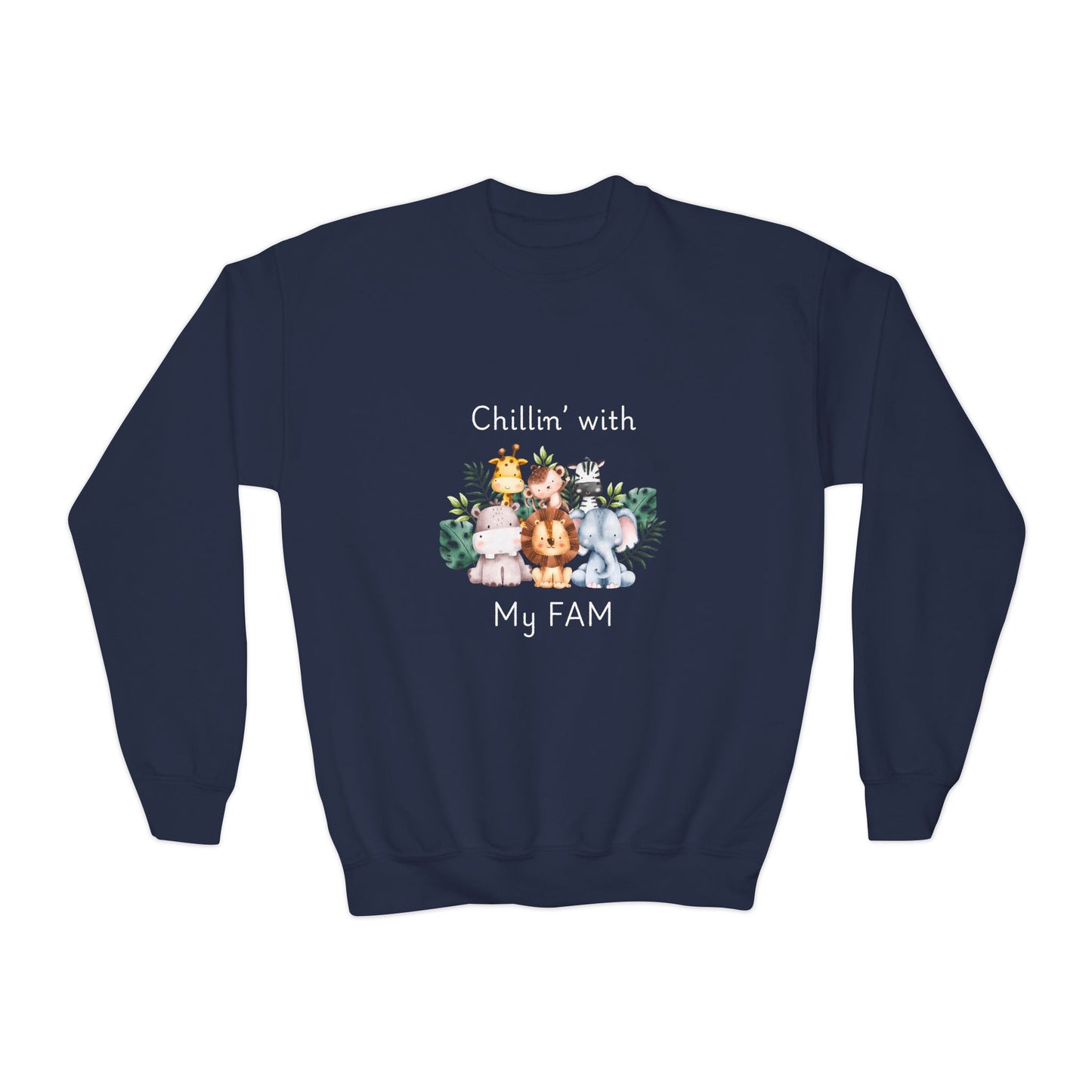 Chillin with My Fam Youth Sweatshirt