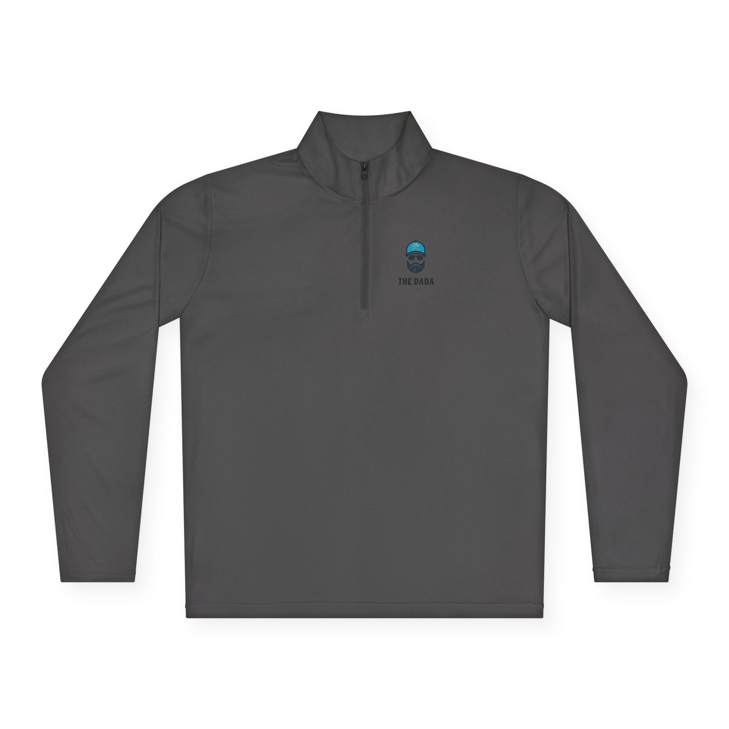 The Dada Quarter-Zip Pullover Iron Grey Long-sleeve