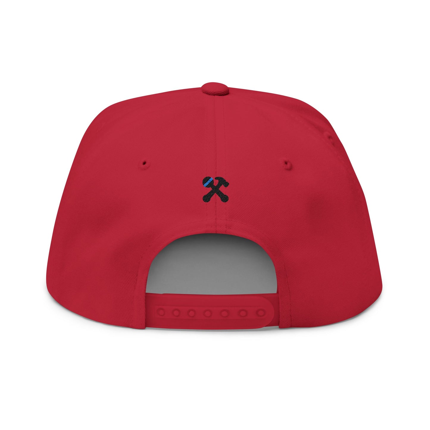 Mom Club Members Only Flat Bill Hat - Embroidered