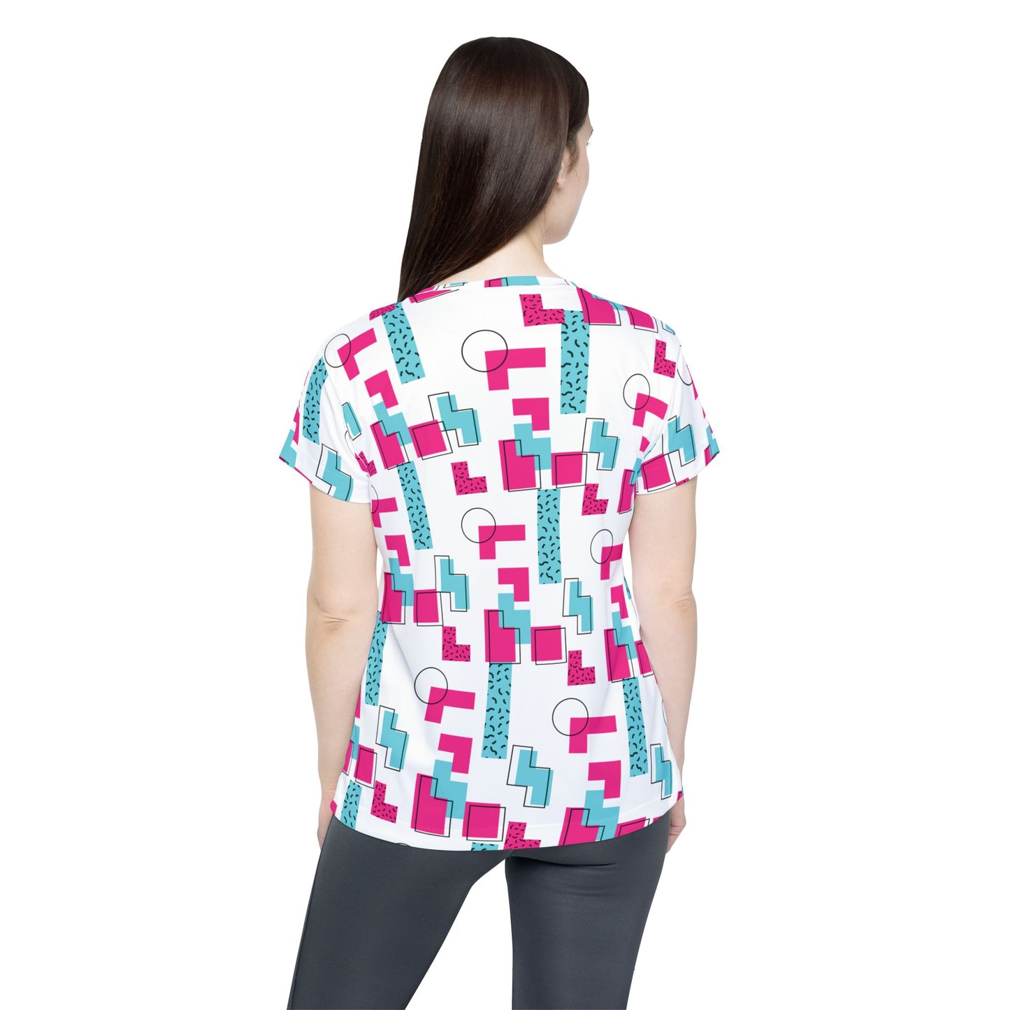 Retro Mom Glow Performance Tee