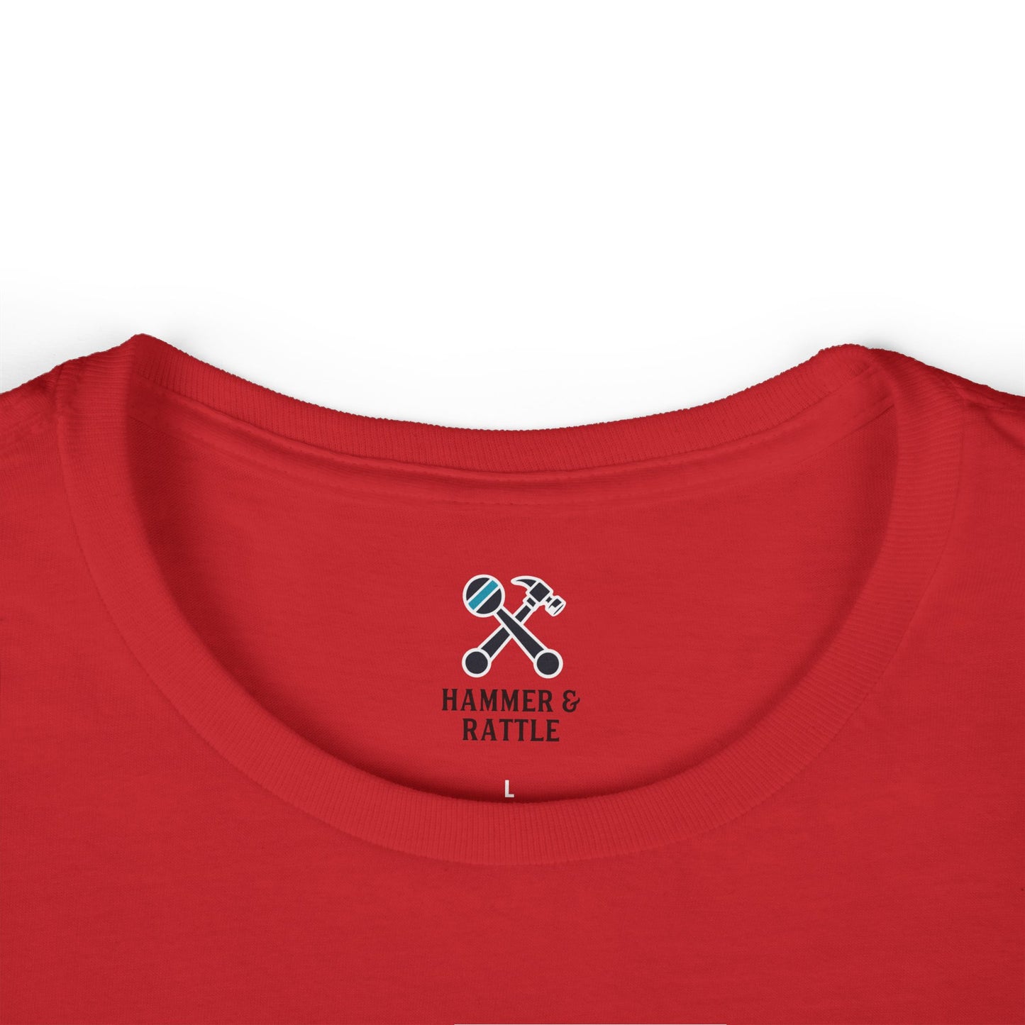 Mom Life Fitted Tee Red T-Shirt