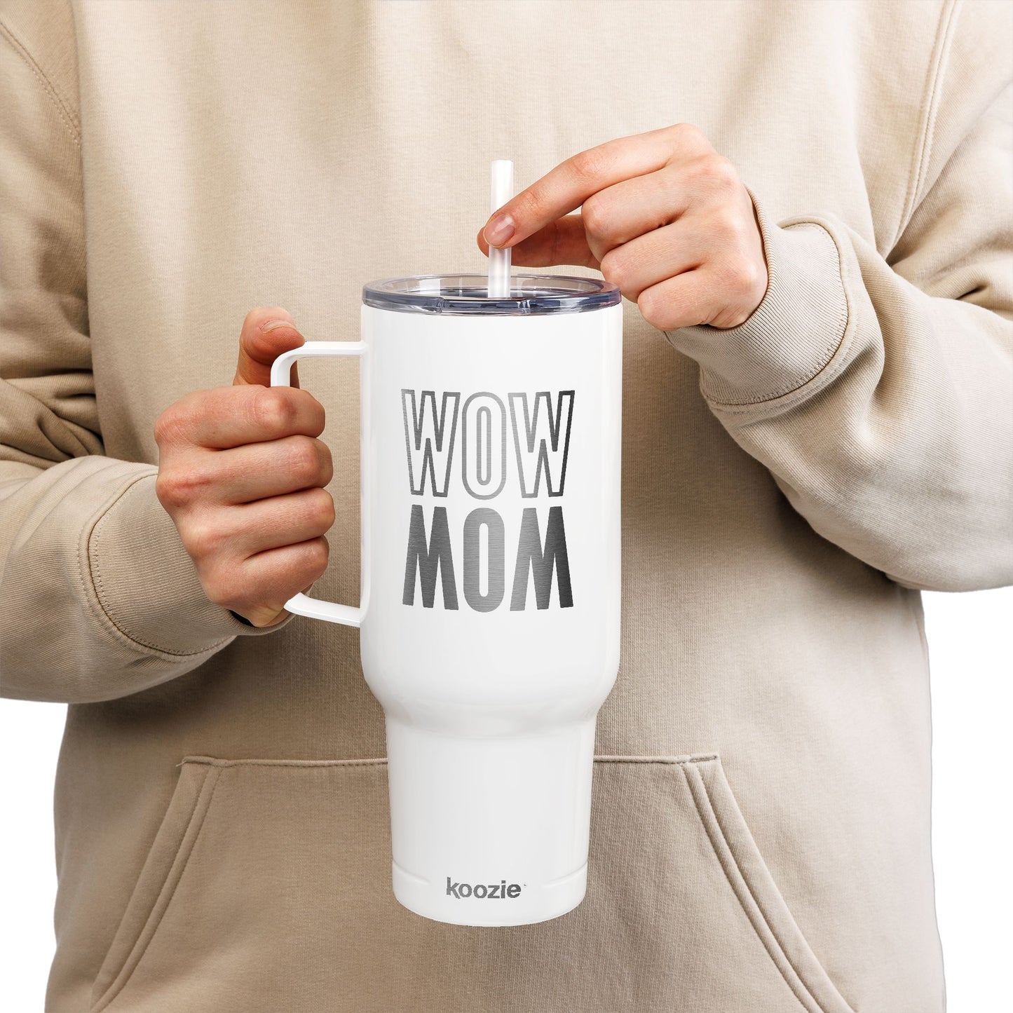WOW MOM Tumbler, 40oz (Engraved)