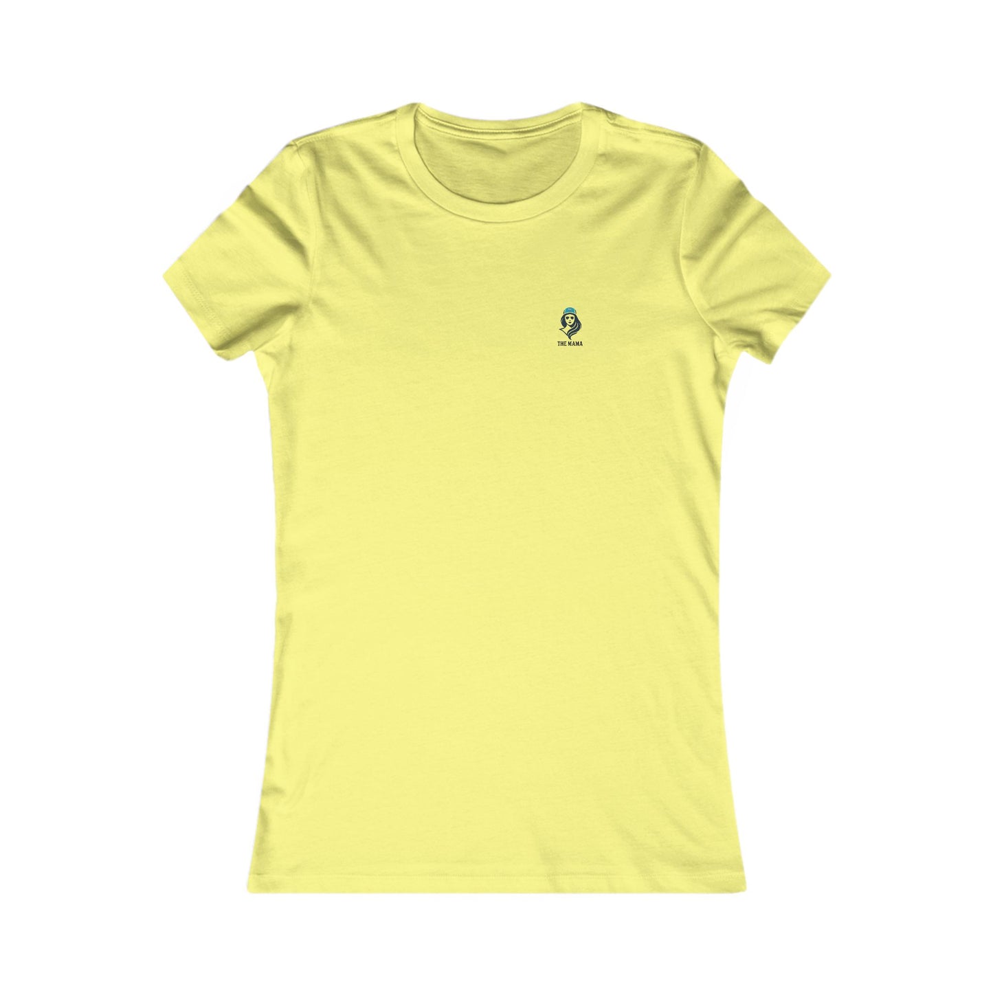 The Mama Fitted Tee Yellow T-Shirt