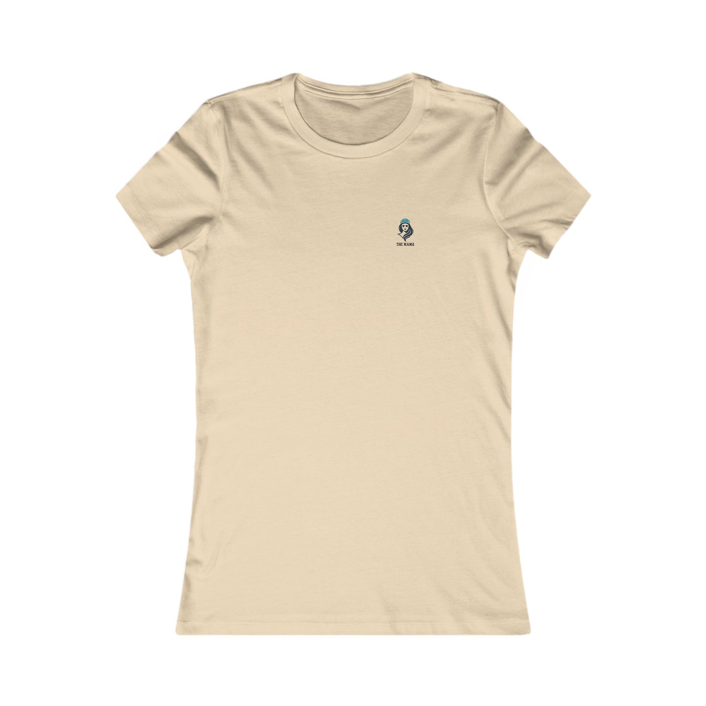 The Mama Fitted Tee Soft Cream T-Shirt