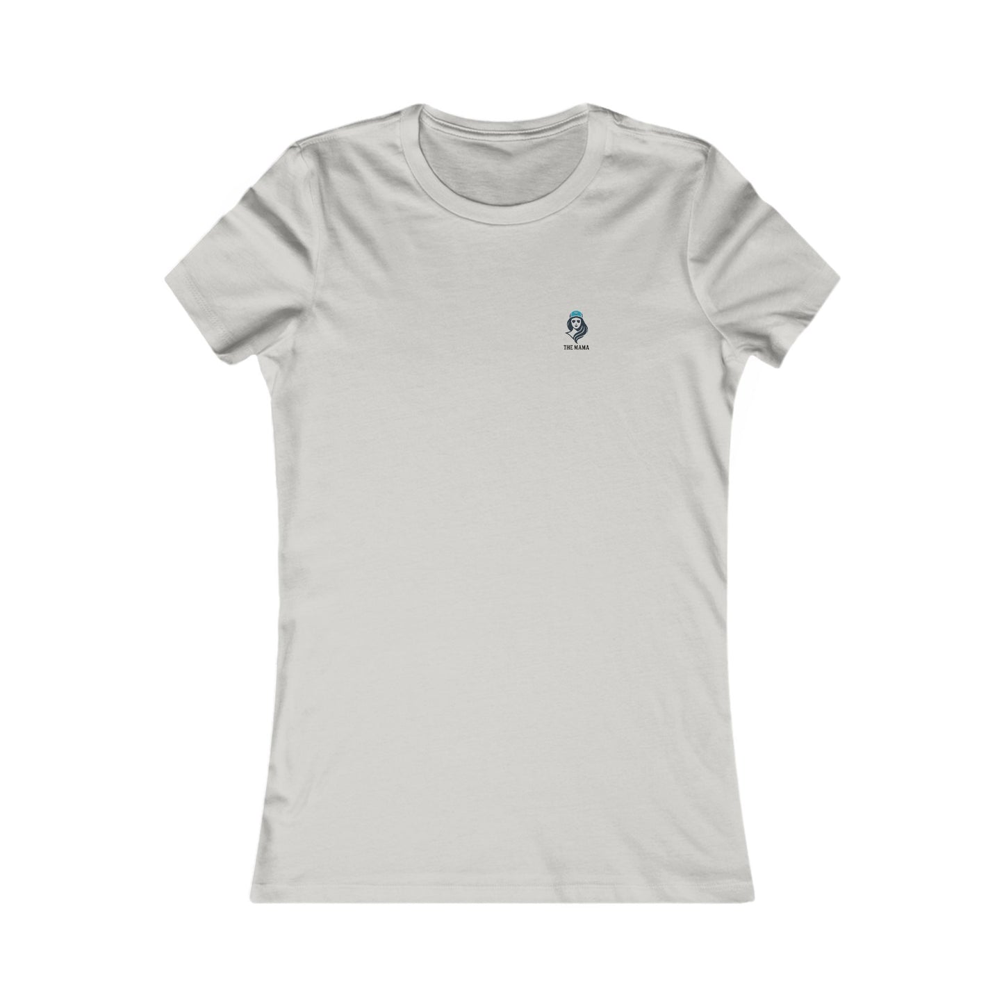 The Mama Fitted Tee Silver T-Shirt