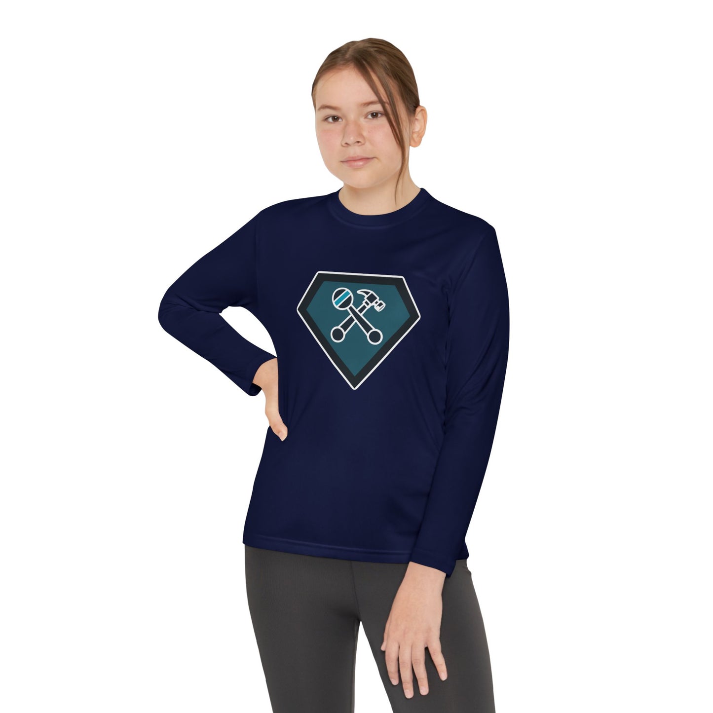 Super Kid Youth Long Sleeve Competitor Tee