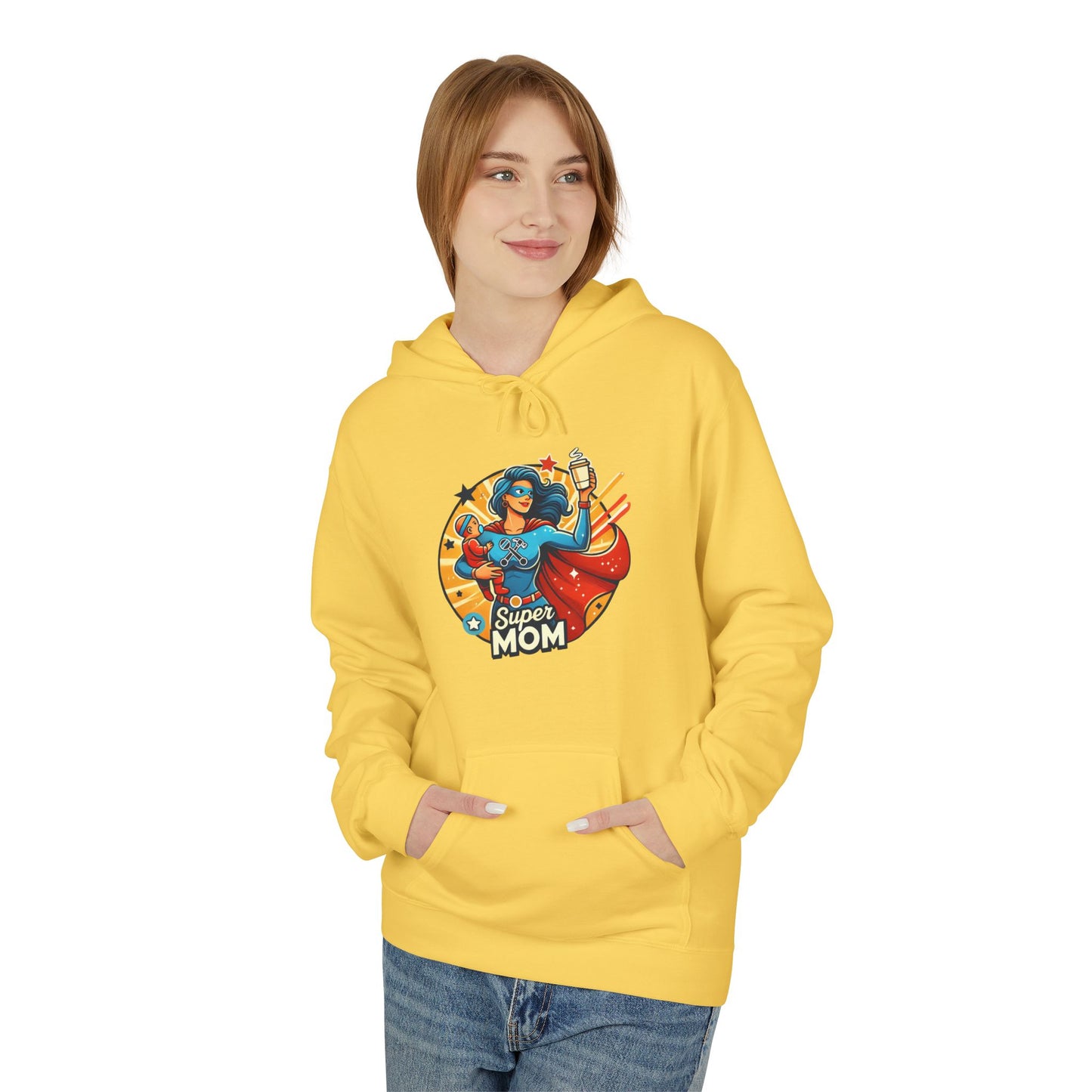 Mom of Steel Fleece Hoodie