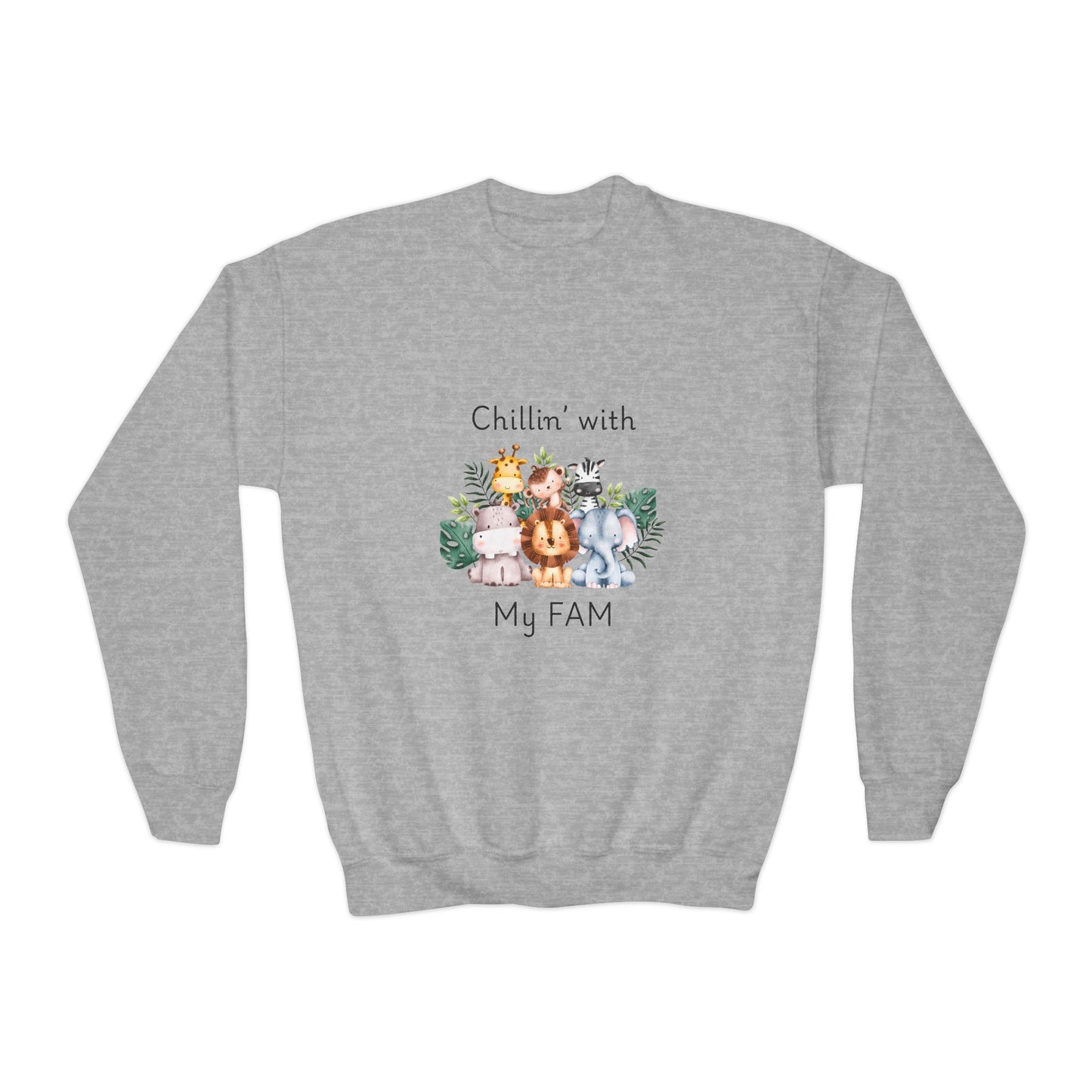Chillin with My Fam Youth Sweatshirt