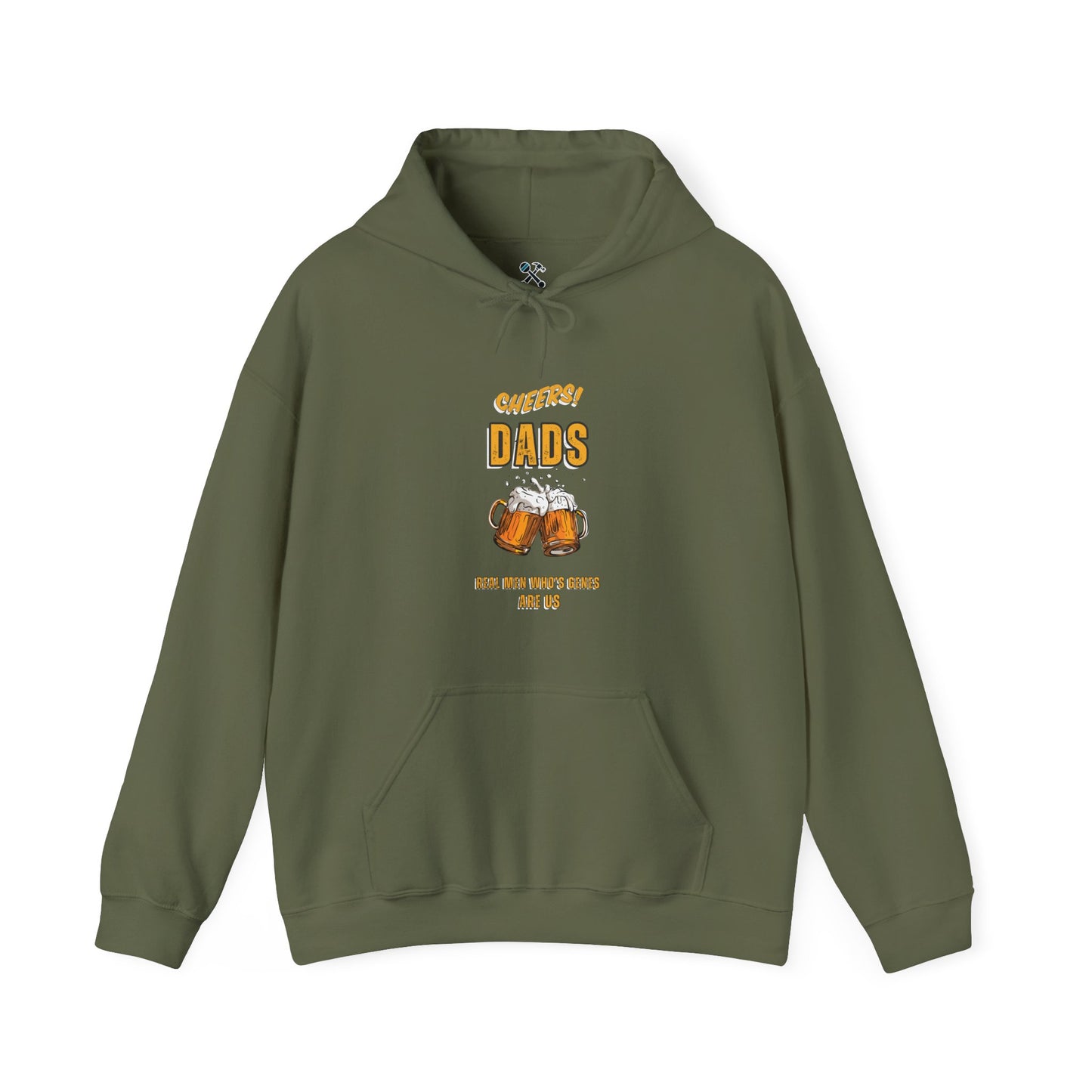 Cheers Dads Real Men Whose Genes Are Us Hoodie