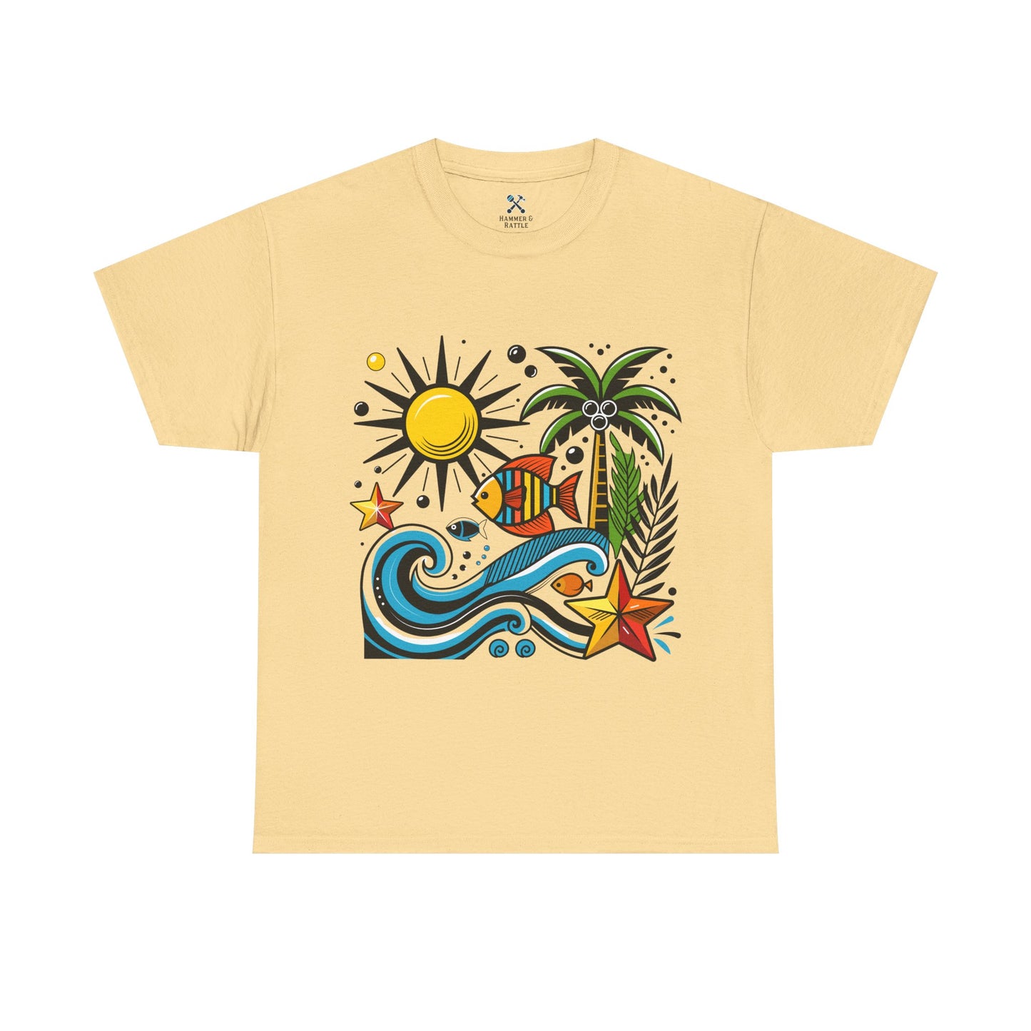 Paradise in Pattern High Contrast Tee