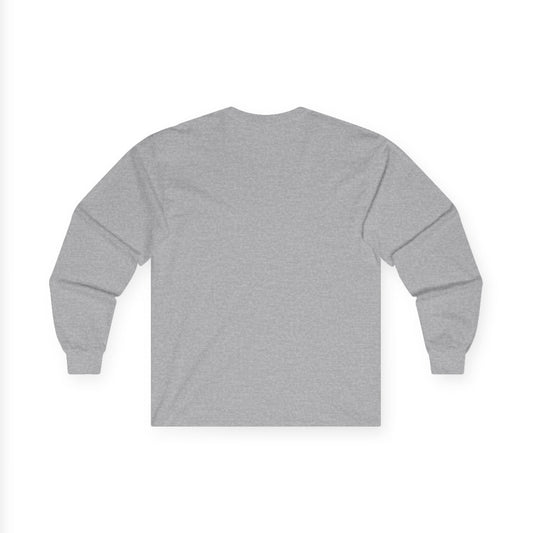 High Contrast Camping Scene Long Sleeve Tee