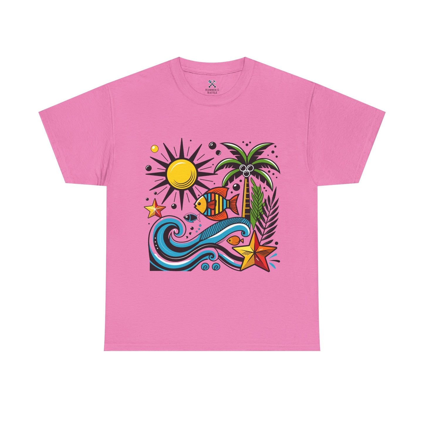 Paradise in Pattern High Contrast Tee