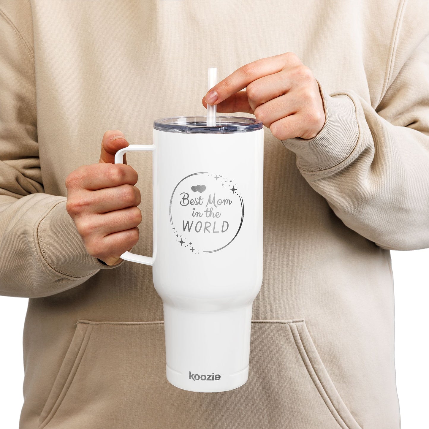 Best Mom in the World Tumbler, 40oz (Engraved)