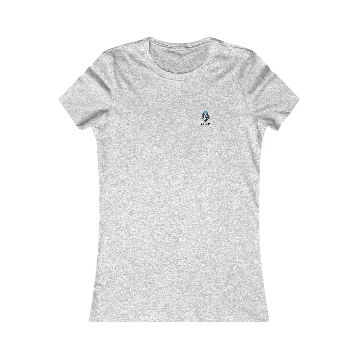 The Mama Fitted Tee Athletic Heather T-Shirt
