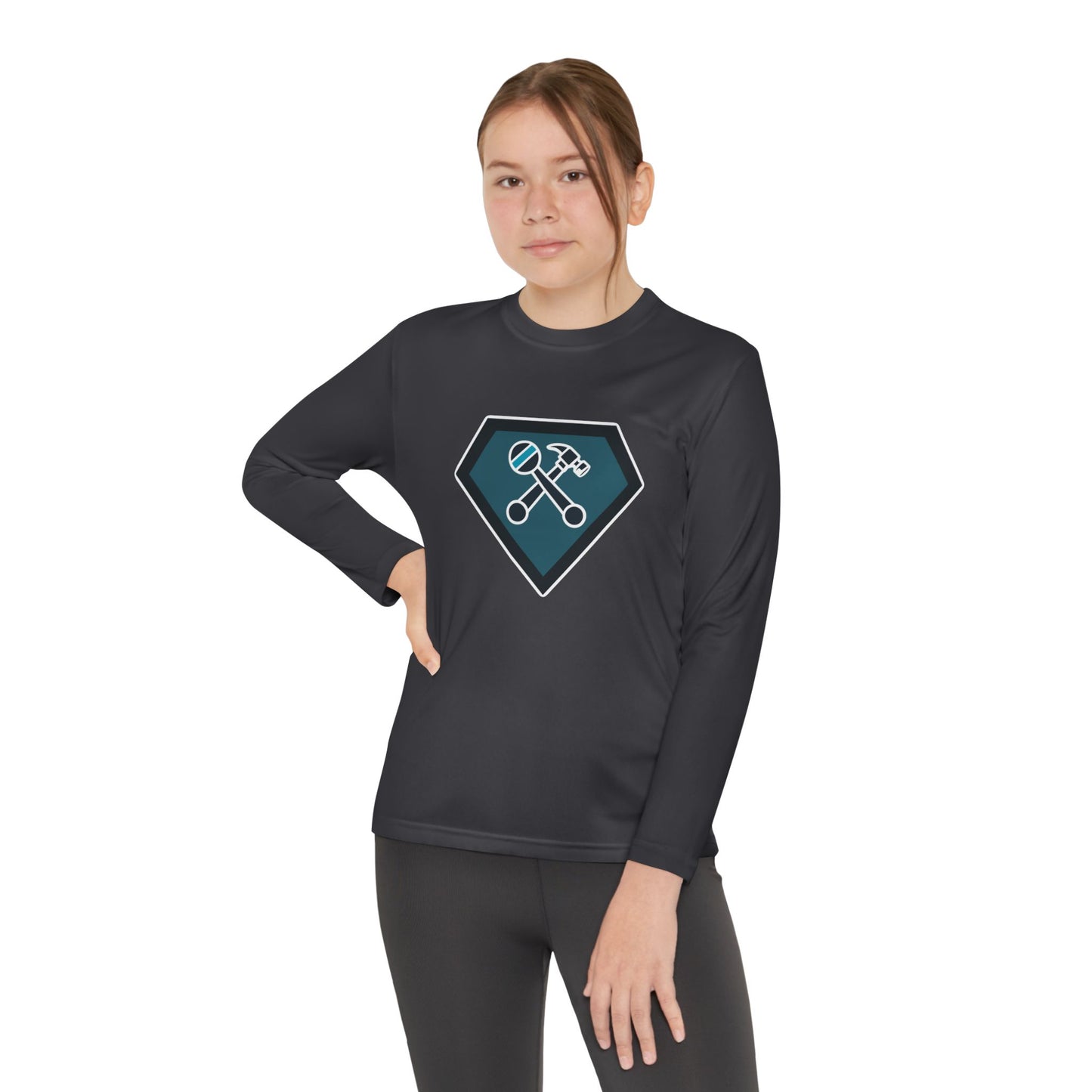 Super Kid Youth Long Sleeve Competitor Tee