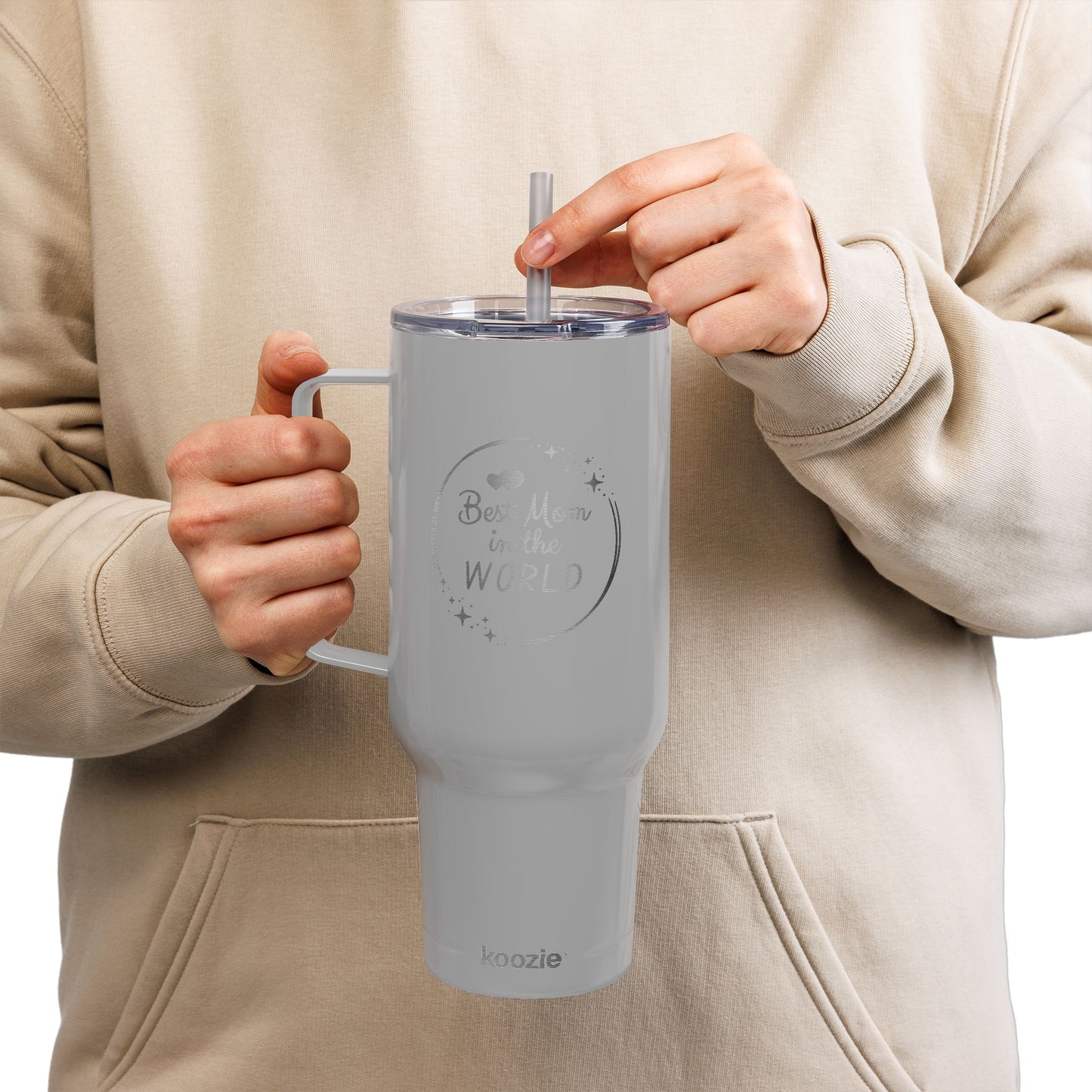 Best Mom in the World Tumbler, 40oz (Engraved)