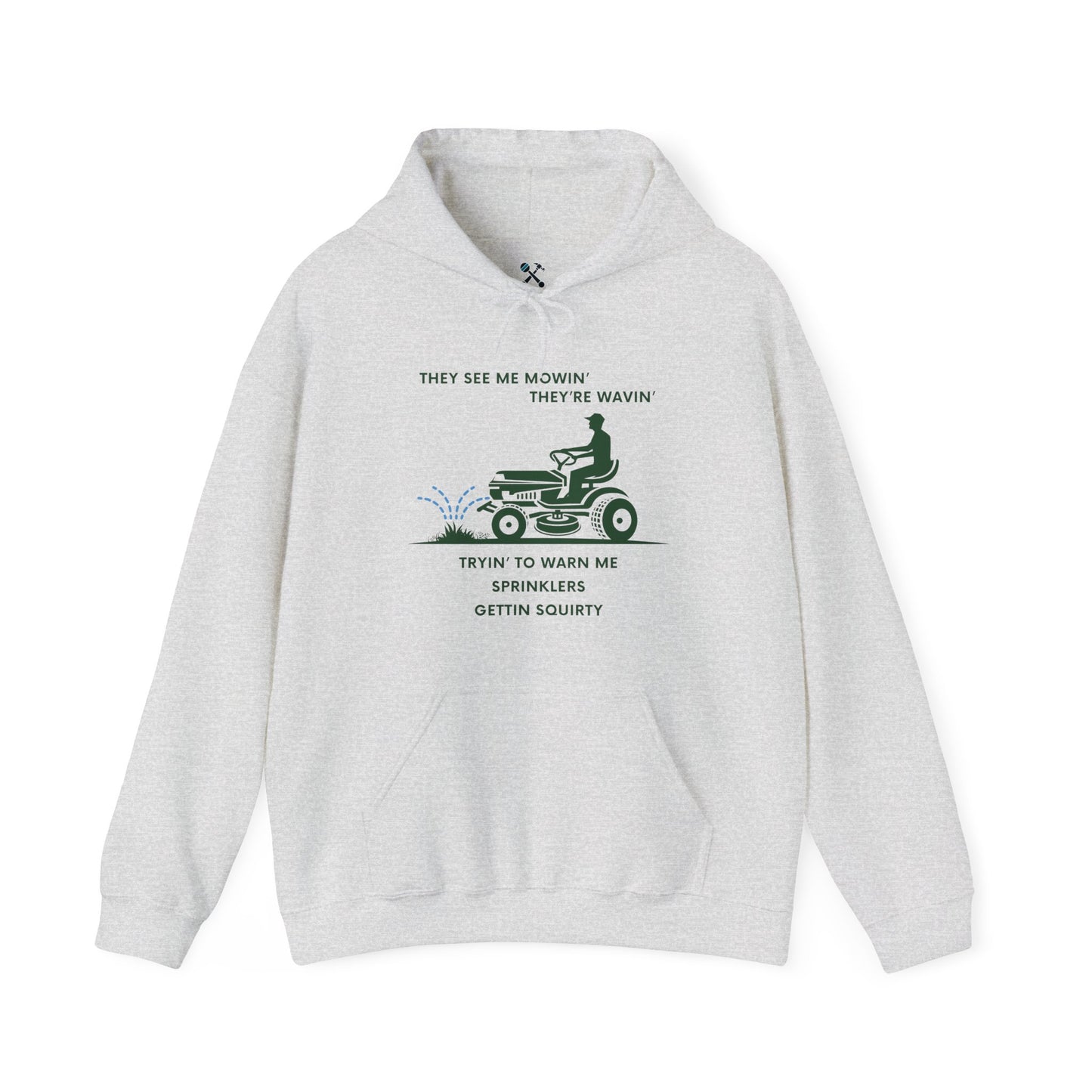 Mow Dad Mow Problems Hoodie