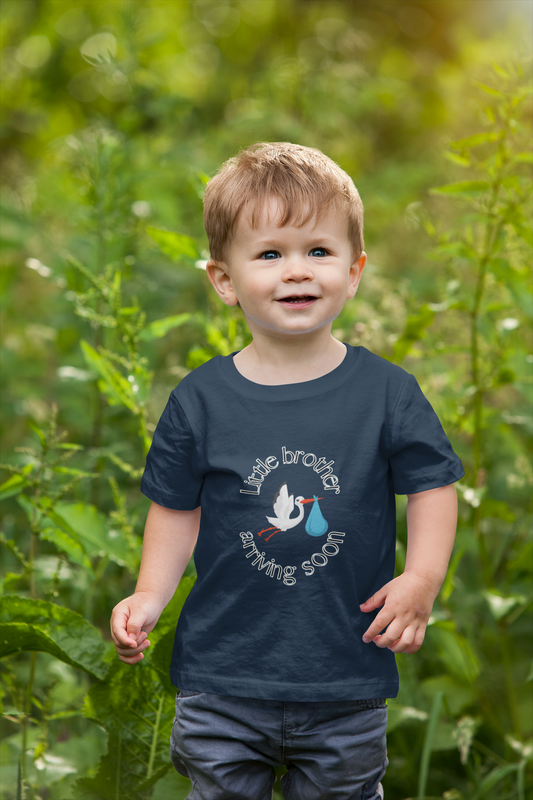 Little Brother Arriving Soon Infant & Toddler Tees