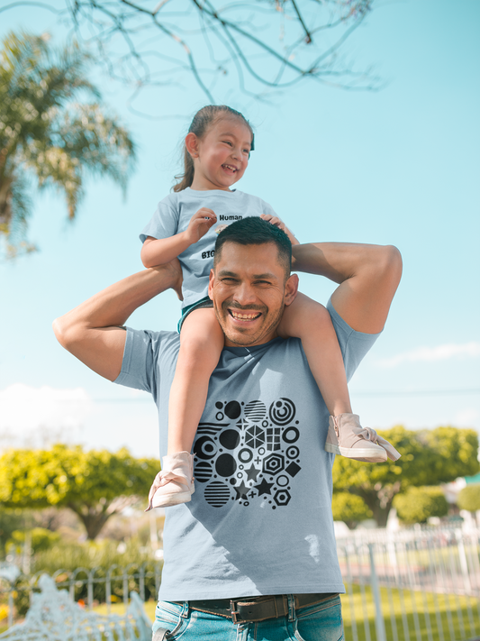 Geometry & Giggles Dad High Contrast Tee