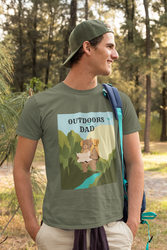 Outdoors Dad - Bear Edition Tee