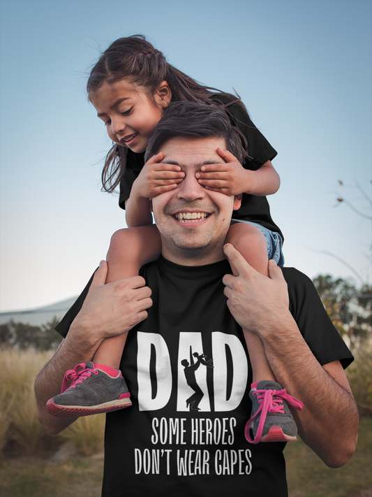 Dad Some Heroes Don't Wear Capes Tee