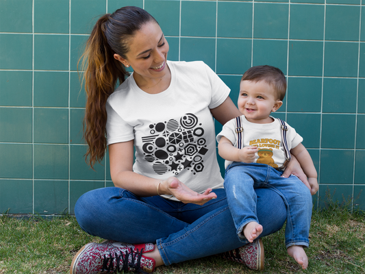 Geometry & Giggles High Contrast Tee
