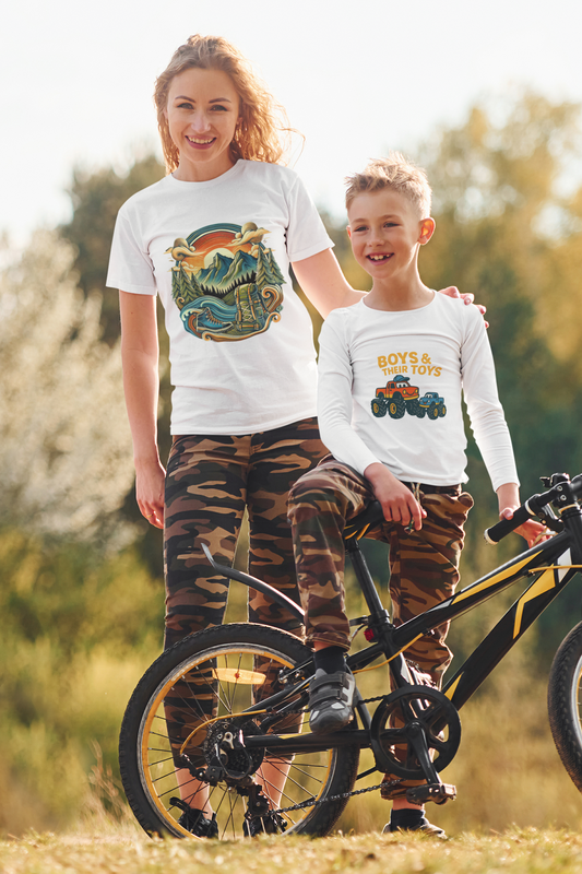 Adventure Mom High Contrast Tee