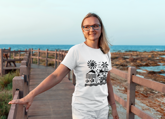 Coastal High Contrast Tee