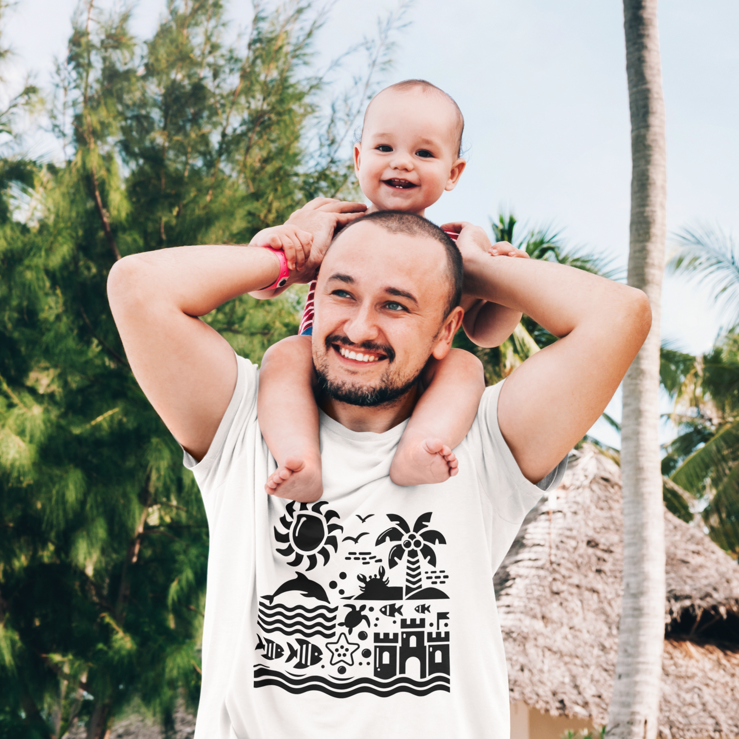 Coastal High Contrast Tee
