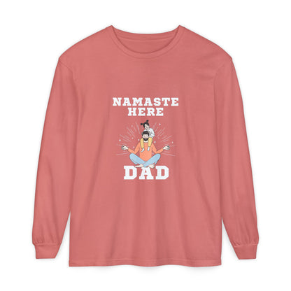 Namaste Here Dad Long Sleeve Tee Watermelon Long-sleeve