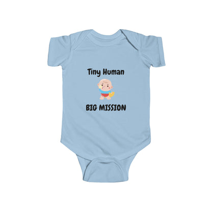 Tiny Human Big Mission Baby One-piece