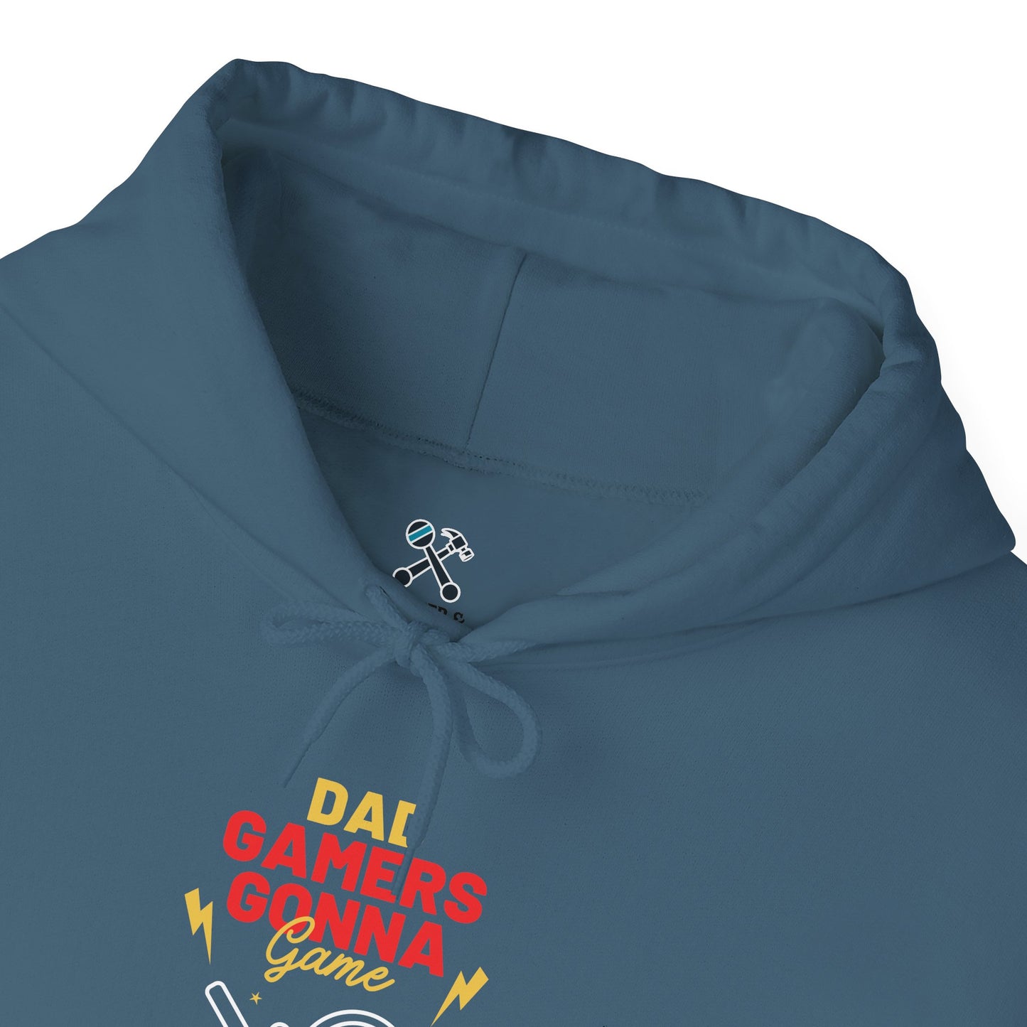 Gamer Dad's Hoodie Indigo Blue Hoodie