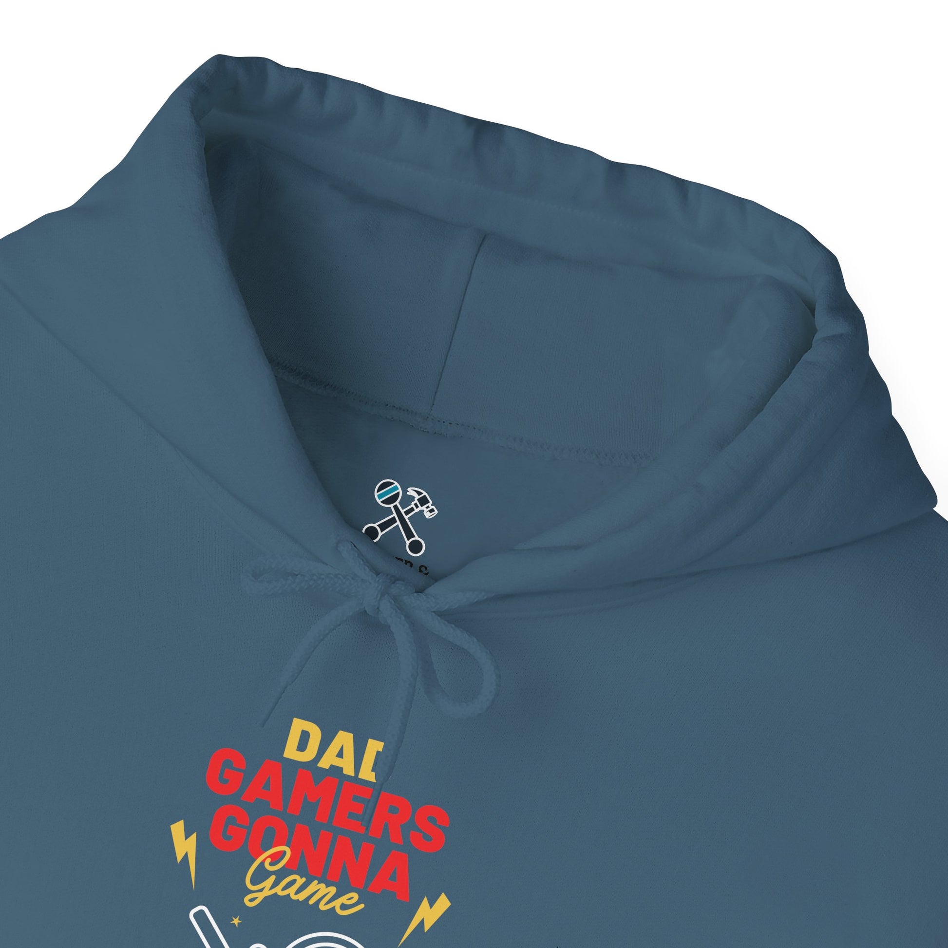 Gamer Dad's Hoodie Indigo Blue Hoodie