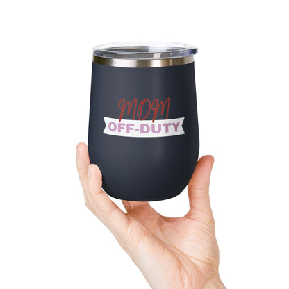 Mom Off Duty Wine Tumbler, 12oz