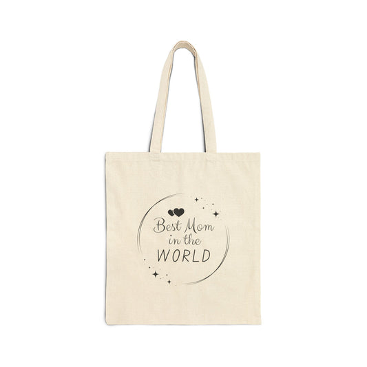 Best Mom in the World Canvas Tote Bag
