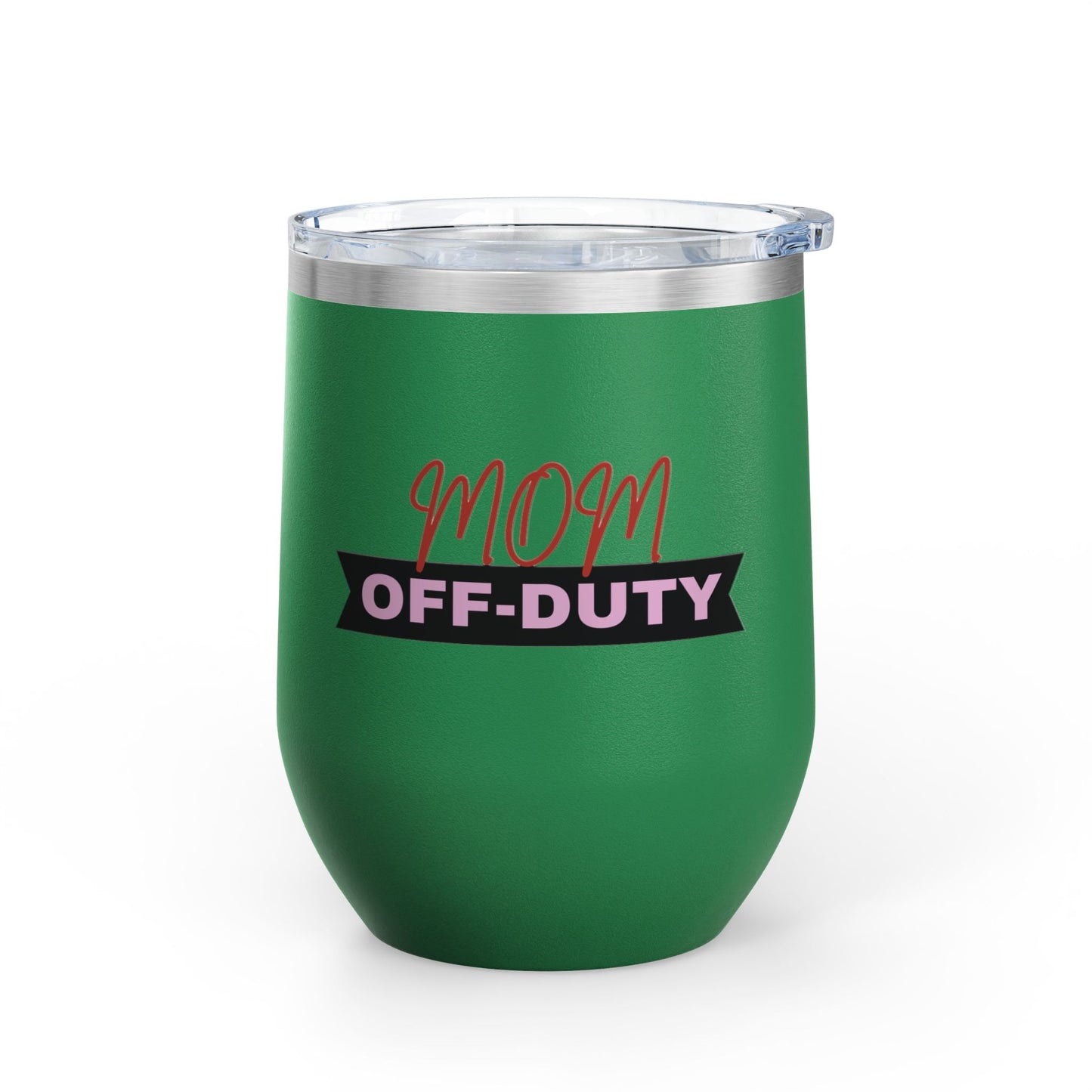 Mom Off Duty Wine Tumbler, 12oz