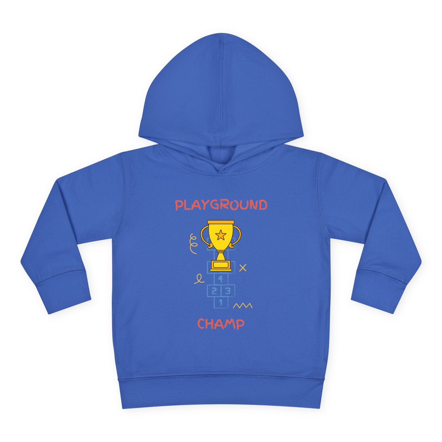 Playground Champ Toddler Fleece Hoodie Vintage Royal Kids clothes