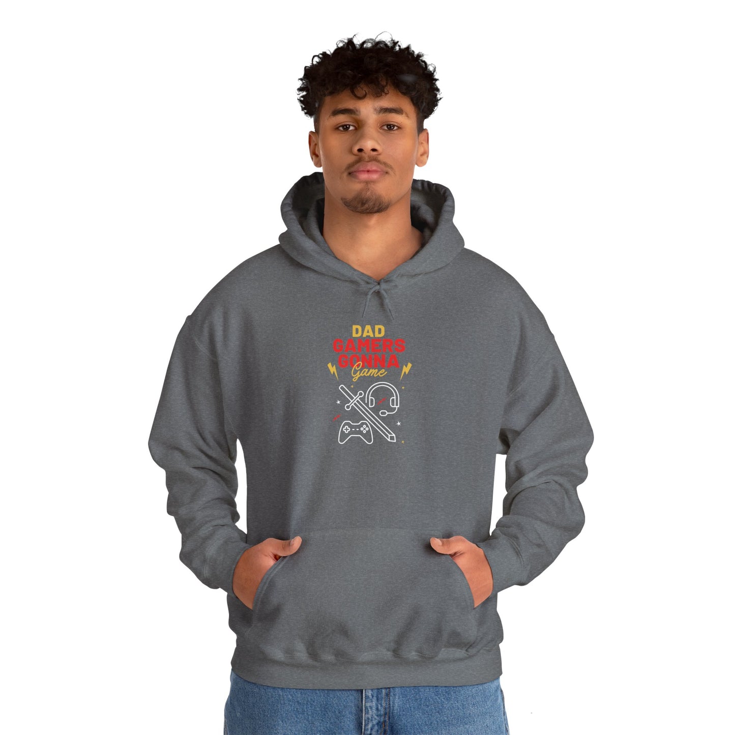 Gamer Dad's Hoodie Graphite Heather Hoodie
