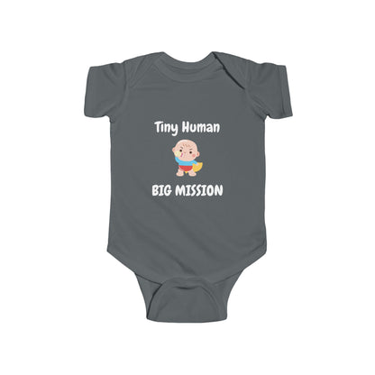 Tiny Human Big Mission Baby One-piece