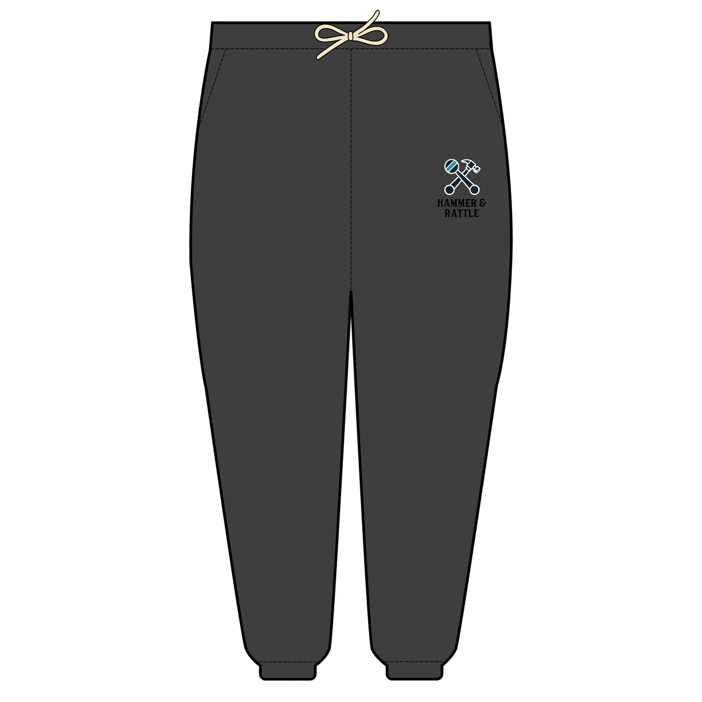 Hammer & Rattle Light Fleece Joggers Pepper Trousers
