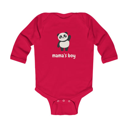 Mama's Boy Baby Long Sleeve One-piece