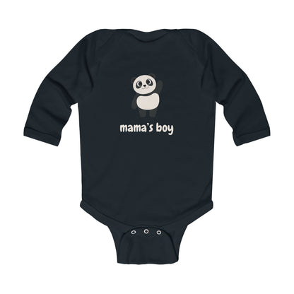 Mama's Boy Baby Long Sleeve One-piece