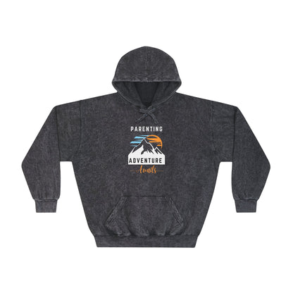 Adventure of Parenting Mineral Wash Hoodie Mineral Black Hoodie