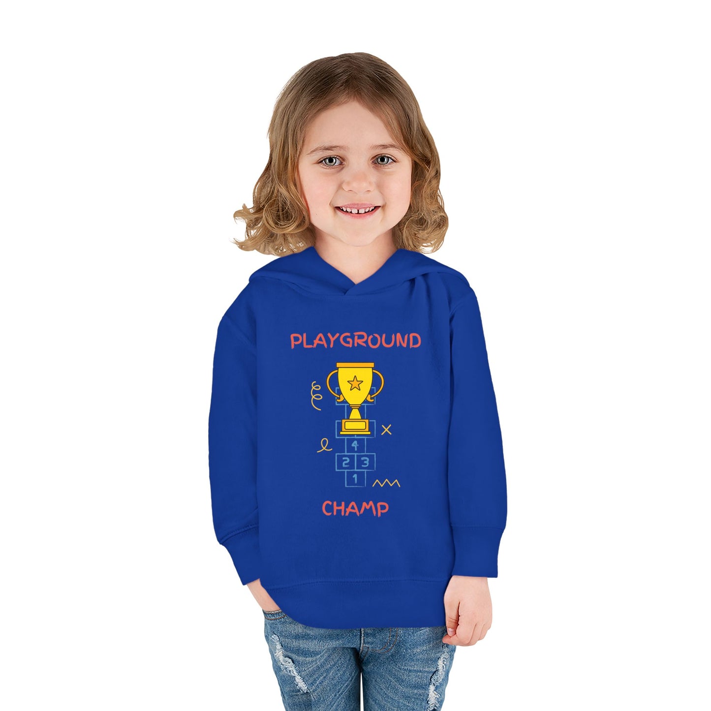 Playground Champ Toddler Fleece Hoodie Royal Kids clothes