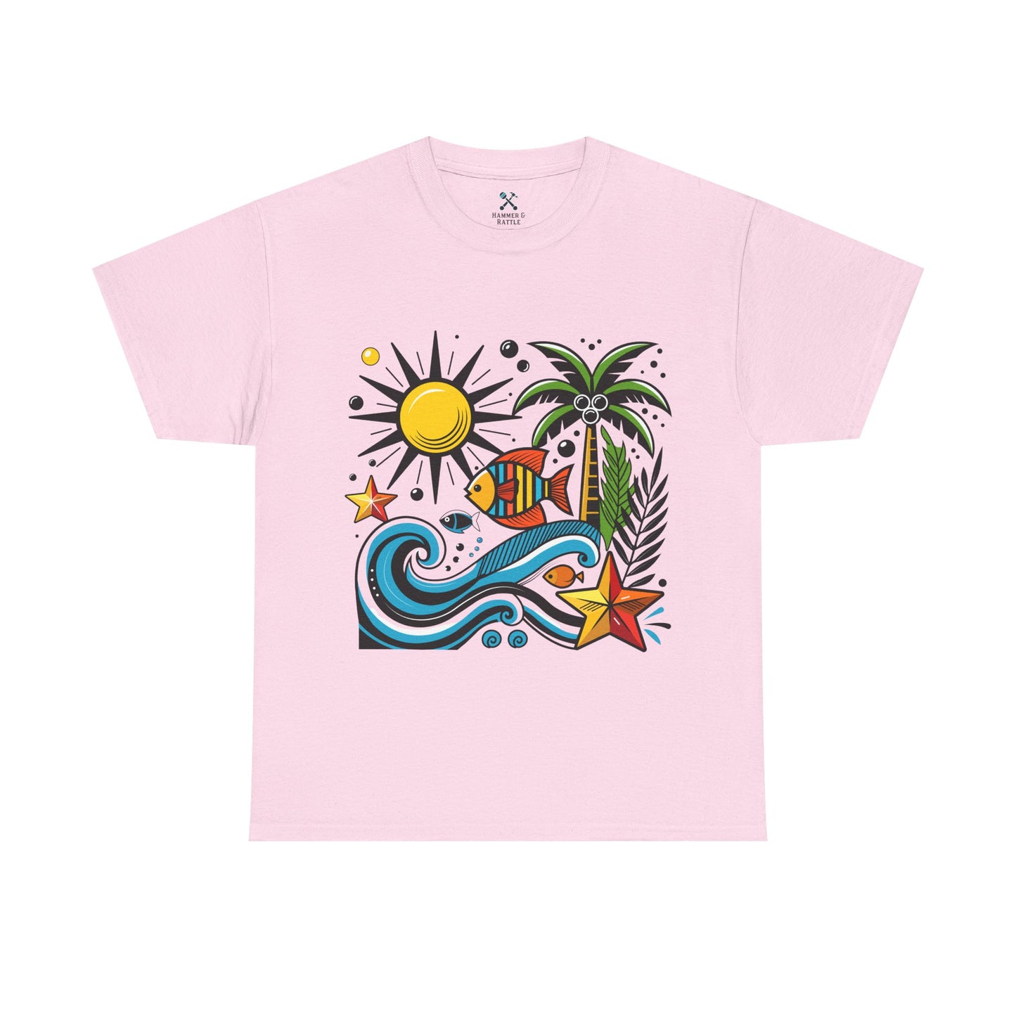 Paradise in Pattern High Contrast Tee