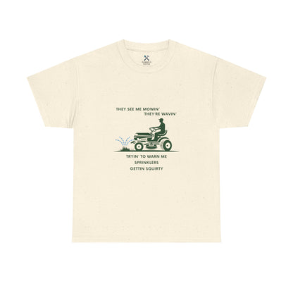 Mow Dad Mow Problems Tee
